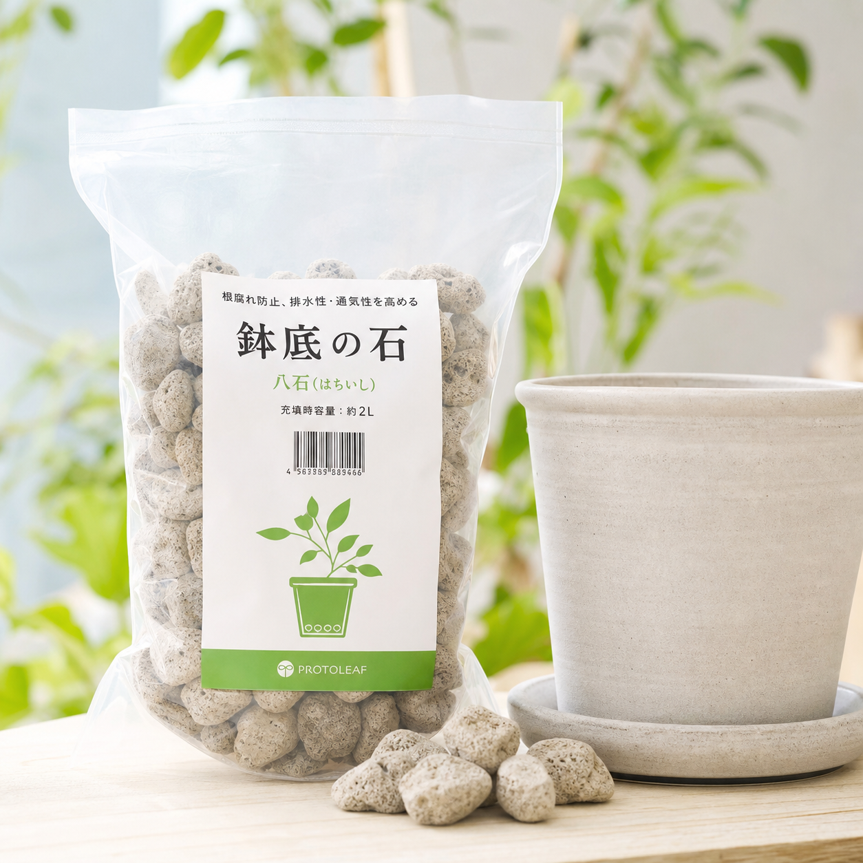 鉢底石